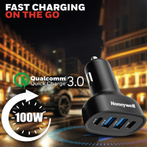Honeywell Micro CLA 100W PD Smart Car Charger - HC000065/CHG/CLA/BLK/PD/100W