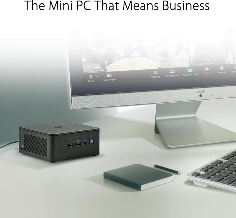 Asus NUC RNUC13ANKI500000I Intel i5-1340P Integrated Graphics Wi-Fi 6E Win11Pro with Office Mini PC