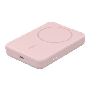 Belkin BoostCharge 5000 MAh Magnetic Power Bank 5K + Stand - BPD004qcPK