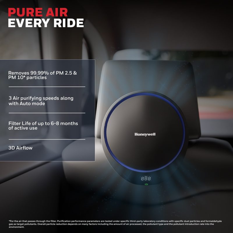 Honeywell  Move Pure 5 Ultimate Series Car Air Purifier - HC000030/AP/PURE5