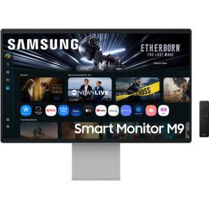 Samsung 32" M9 M90SF LS32FM902SEXXS 4K QD-0LED Gsync Freesync 165Hz 0.03ms Build-In Camera USB-C Smart Monitor