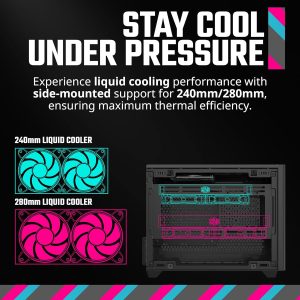 Cooler Master Masterbox NR200P Mini ITX Mini DTX Black Color Casing