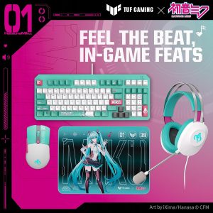 [Preorder] Asus ROG x Hatsune Miku Edition Full Gaming Gear Set（Combo)