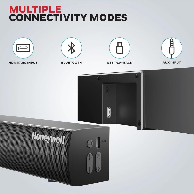 Honeywell Suono P3000 Platinum Series 80W Soundbar -  HC000264/AUD/SB/P3000/BLK