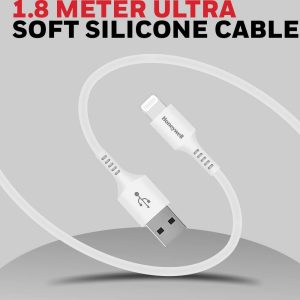Honeywell Lightning Sync and Charge Cable in 1.8 Metre (White) - HC000050/CBL/SLC/1.8M/WHT
