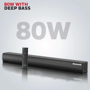 Honeywell Suono P3000 Platinum Series 80W Soundbar -  HC000264/AUD/SB/P3000/BLK