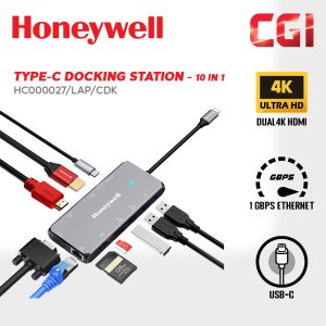 Honeywell Type C Docking Station Ultimate Series - 10 in 1 (HC000027/LAP/CDK)