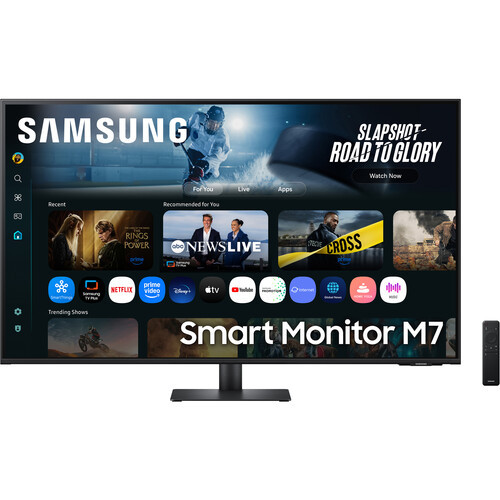 Samsung 43" M7 M70F LS43FM702UEXXS Tizen VA 4K UHD HDR10 60Hz 4ms Vision Ai Build In Speaker USB-C Smart Monitor