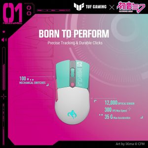 [Preorder] Asus P521 TUF Gaming Mini Wireless Mouse Hatsune Miku Edition
