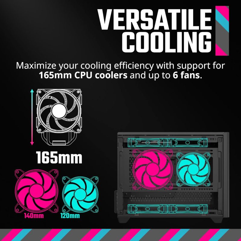 Cooler Master Masterbox NR200P Mini ITX Mini DTX Black Color Casing