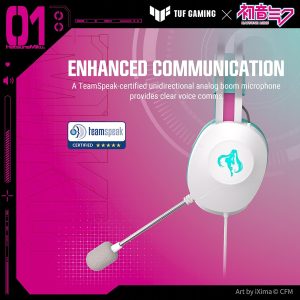 [Preorder] Asus TUF Gaming H1 Gen II Hatsune Miku Edition Wired Gaming Headset