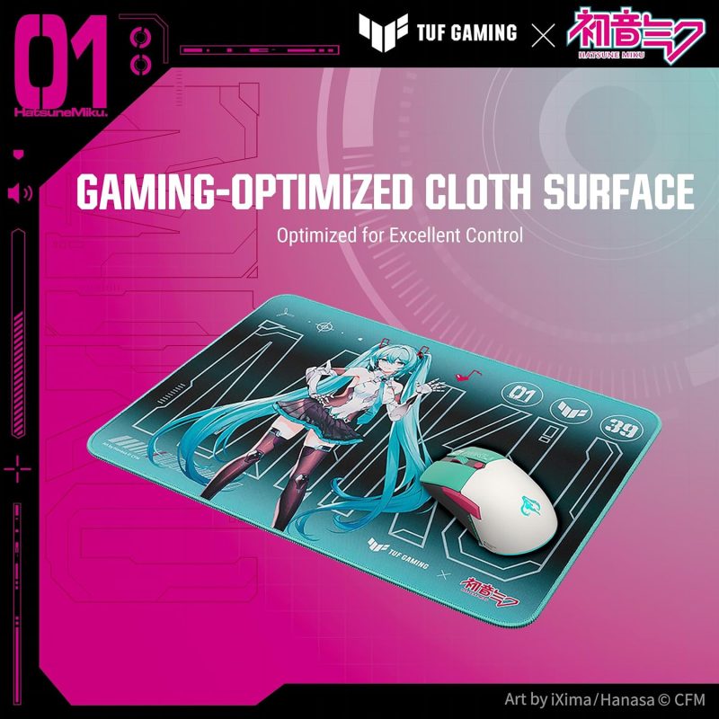 Asus TUF Gaming P1 Gaming Mousepad Hatsune Miku Edition NC19