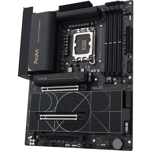 Asus ProArt Z890-CREATOR WiFi DDR5 Z890 LGA1851 PCIe 5.0 Dual Ethernet WiFi 7 USB 4 THunderbolt Port NPU Boost Windows 11 Motherboard