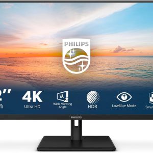 Philips 32" 32E1N1800LA VA 4K UHD HDR10 60Hz 4ms Build-In Speaker UltraClear Monitor