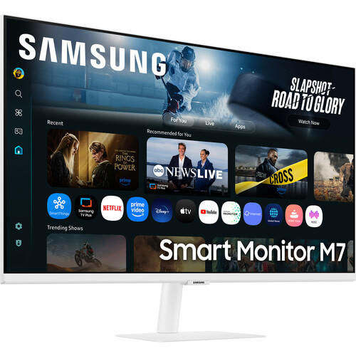 Samsung 32" M70F LS32FM701UEXXS VA 4K UHD HDR10 One UI Tizen 60Hz 4ms Vision Ai Build-In Speaker USB-C Smart Monitor