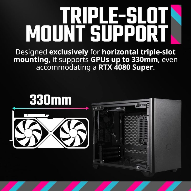 Cooler Master Masterbox NR200P Mini ITX Mini DTX Black Color Casing