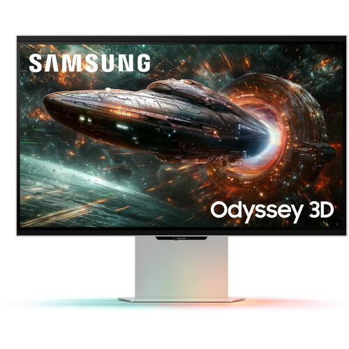 Samsung 27" Odyssey 3D G90XF LS27FG900XEXXS  IPS 4K UHDHDR10+ FreeSync 165Hz 1ms 3D Hub Spatial Audio Ergonomic Gaming Monitor