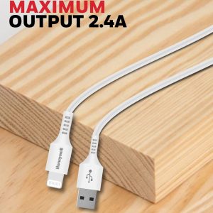 Honeywell Lightning Sync and Charge Cable in 1.8 Metre (White) - HC000050/CBL/SLC/1.8M/WHT
