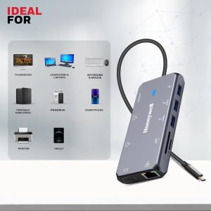 Honeywell Type C Docking Station Ultimate Series - 10 in 1 (HC000027/LAP/CDK)