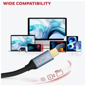 Honeywell Type C to Type C USB 3.1 Cable 1.8mtr (Black) - HC000048/CBL/1.8M/BLK