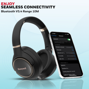 Honeywell Trueno U20 ANC Bluetooth Headphones - [HC000014/AUD/HP/ANC/U20/BLK] / [HC000015/AUD/HP/ANC/U20/SLV]
