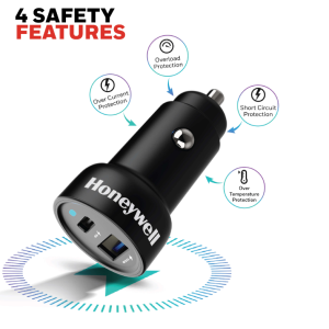 Honeywell Micro CLA 18W PD Smart Car Charger - HC000051/CHG/CLA/BLK/PD/18W