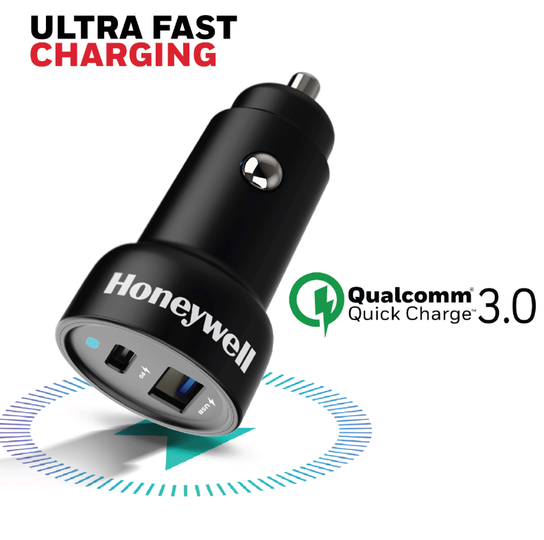 Honeywell Micro CLA 38W PD Smart Car Charger - HC000052/CHG/CLA/BLK/PD/38W