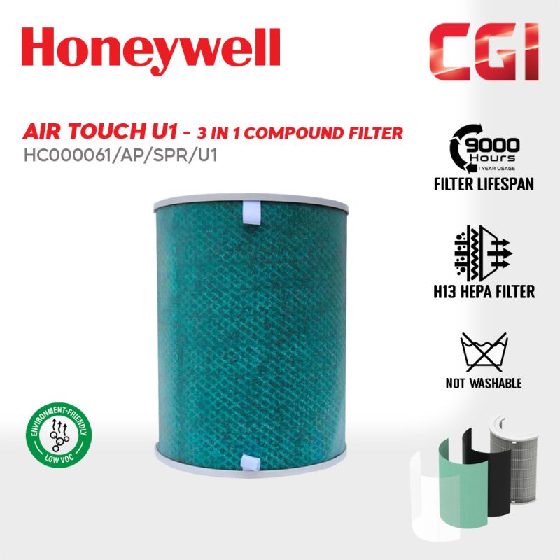 Honeywell Air Touch U1 - 3 in 1 Compound Filter - HC000061/AP/SPR/U1