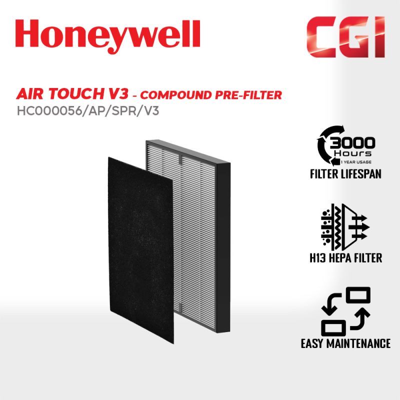 Honeywell Air Touch V3 - Compound Pre-Filter + HEPA - HC000056/AP/SPR/V3