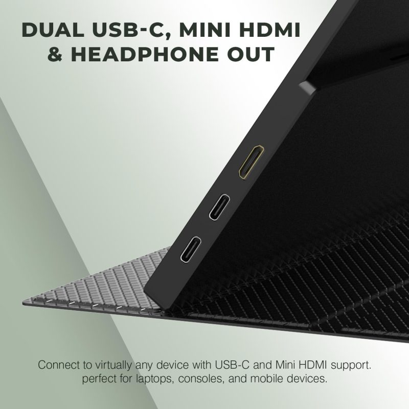 AOC 15.6" 16T20 IPS FHD 60Hz Build-In Speaker USB-C Smart Cover Portable Monitor