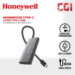 Honeywell Momentum Type-C to 4 Port Type-C Hub - HC000021/LAP/NPH/4C
