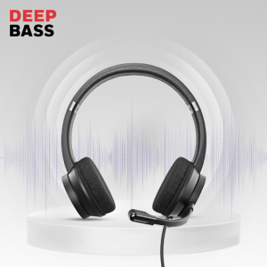 Honeywell Trueno U30 Wired Headphones BLK - HC000602/AUD/WHP/BLK/USB