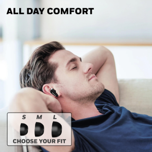 Honeywell Moxie V1100 Truly Wireless Earbuds - [HC000313/AUD/TWS/BLK] / [HC000314/AUD/TWS/WHT]