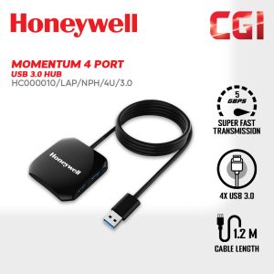 Honeywell Momentum 4 Port USB 3.0 Hub - HC000010/LAP/NPH/4U/3.0