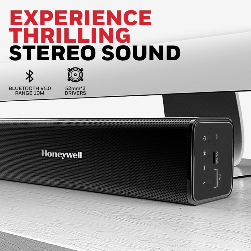 Honeywell Moxie V1000 Soundbar - HC000251/AUD/SB/V1000/BLK