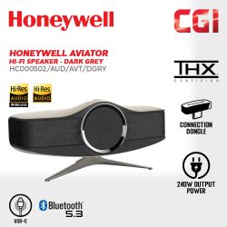 Honeywell Aviator Hi-Fi Speaker (Dark Grey) - HC000502/AUD/AVT/DGRY