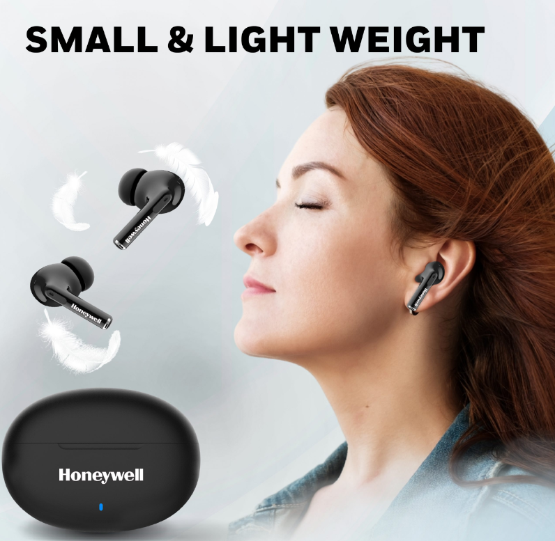 Honeywell Moxie V1200 Truly Wireless Earbuds - [HC000319/AUD/TWS/BLK] / [HC000320/AUD/TWS/WHT]
