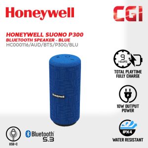 Honeywell Suono P300 Bluetooth Speaker (Blue) - HC000116/AUD/BTS/P300/BLU