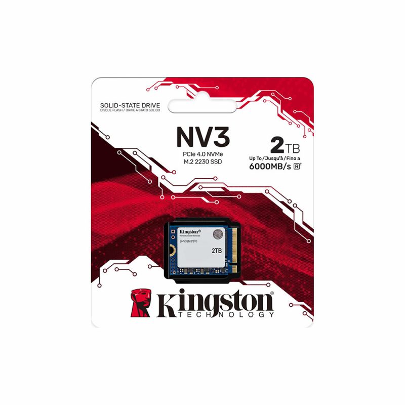 Kingston 2000G M.2.2230 NV3 PCIe 4.0 NVMe SSD - SNV3SM3/2T0