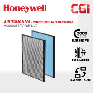Honeywell Air Touch V4 - Compound Anti-Bacterial + META Filter - HC000058/AP/SPR/V4