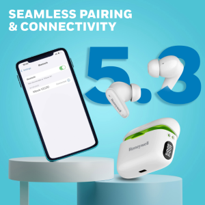 Honeywell Moxie V1100 Truly Wireless Earbuds - [HC000313/AUD/TWS/BLK] / [HC000314/AUD/TWS/WHT]