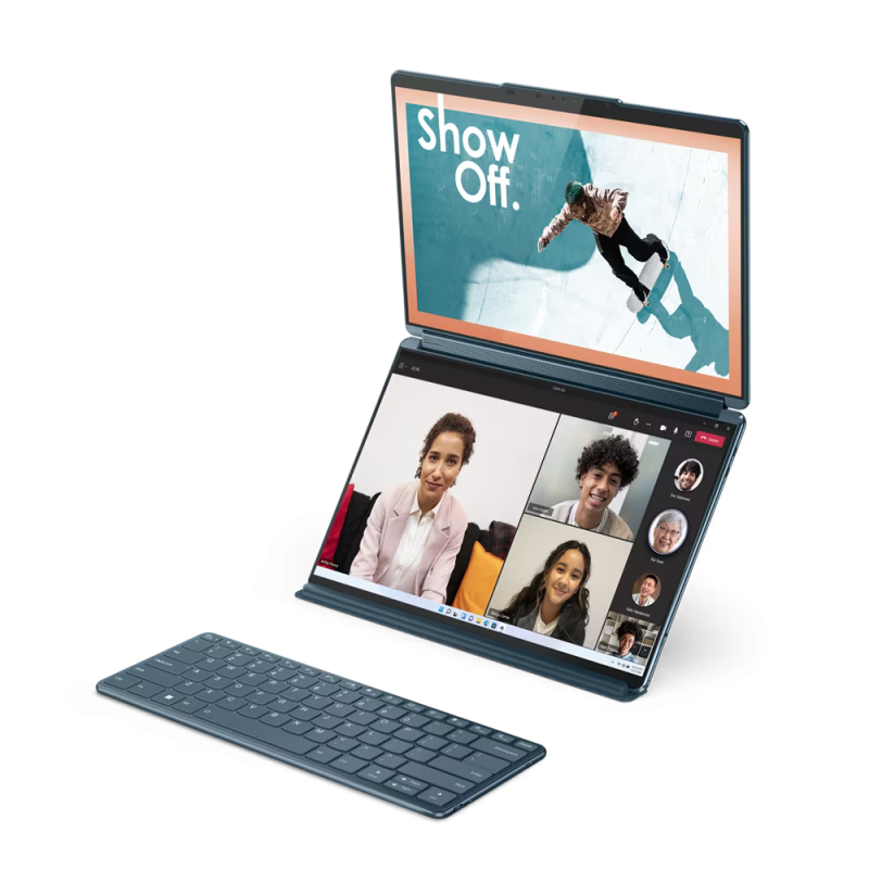 Lenovo 13.3" YogaBook 9i Intel i7-1355U  16GB 1TB 2.8K OLED Touch HDR500 Dual Screen W11P With Office