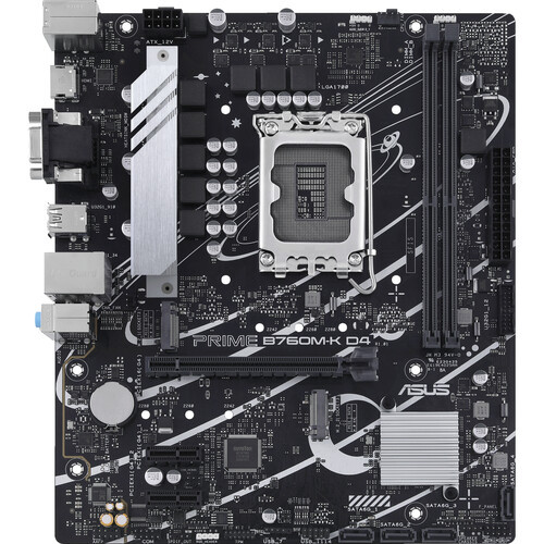 Asus Prime B760M-K-D5 DDR5 LGA 1700 PCIe 4.0 Motherboard BUNDLE Processor