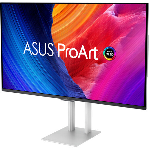 Asus 31.5" Proart PA32UCDM QD-OLED 4K UKD HDR10 ∆E < 1 Adaptive Sync 240Hz 0.1ms 1000Nits Thunderbolt 4 Speaker Ultraslim Display Monitor