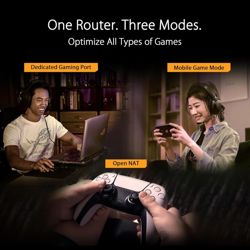 Asus TUF Gaming BE3600 Dual Band WiFi 7 3600 Mbps 4K-QAM AiMesh Gaming Router