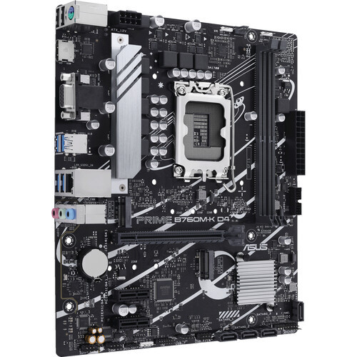 Asus Prime B760M-K-D5 DDR5 LGA 1700 PCIe 4.0 Motherboard BUNDLE Processor