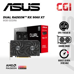 Asus Dual Radeon RX9060XT 8GB GDDR6 - DUAL-RX9060XT-8G