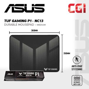 Asus NC13 TUF Gaming P1 Water Resistant Anti-Slip Nano Coated Mouse Pad