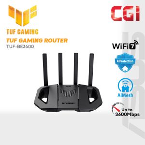 Asus TUF Gaming BE3600 Dual Band WiFi 7 3600 Mbps 4K-QAM AiMesh Gaming Router