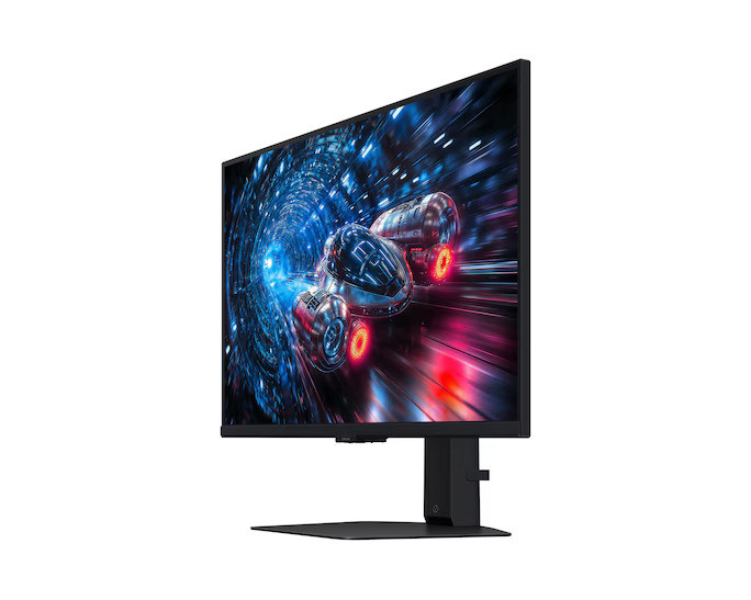 Samsung 27" Odyssey LS27FG702EEXXS G7 G70F Fast IPS 4K 180Hz/FHD 360Hz 1ms HDR10+ Freesync Dual Mode Ergonomic Gaming Monitor